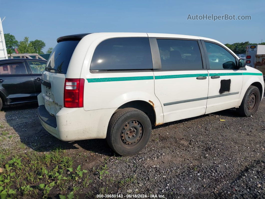 2010 Dodge Grand Caravan C/v White vin: 2D4RN1AE3AR340228