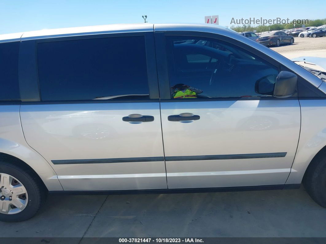 2010 Dodge Grand Caravan C/v Серебряный vin: 2D4RN1AE6AR117245