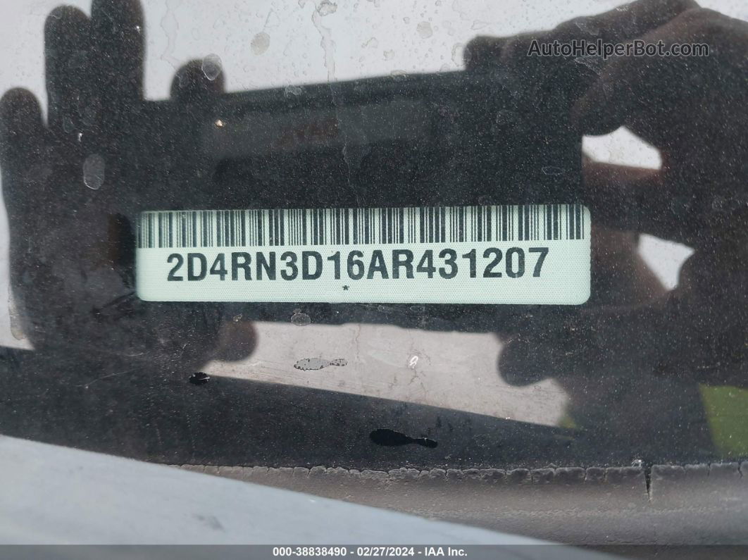 2010 Dodge Grand Caravan Hero Серый vin: 2D4RN3D16AR431207