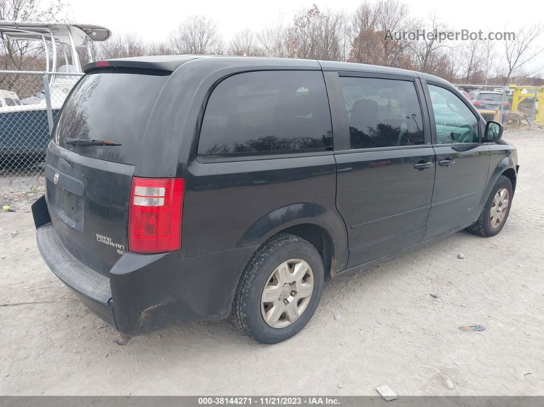 2010 Dodge Grand Caravan Se Black vin: 2D4RN4DE0AR175008