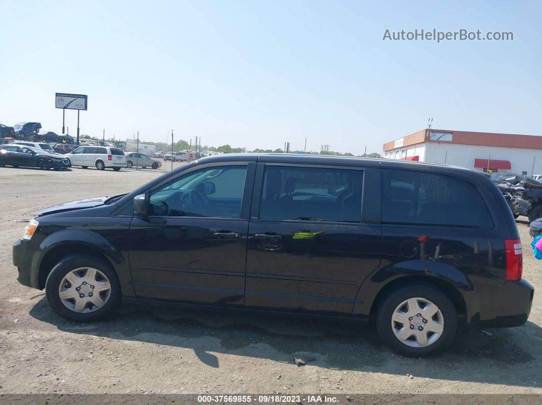 2010 Dodge Grand Caravan Se Black vin: 2D4RN4DE0AR259930