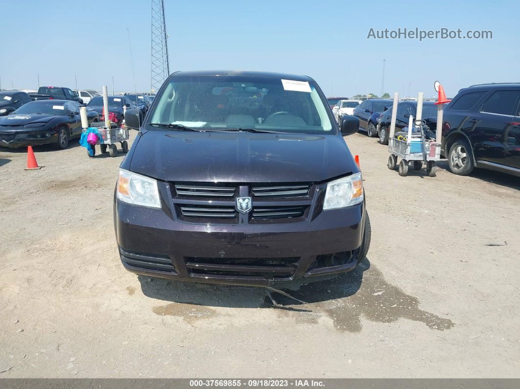 2010 Dodge Grand Caravan Se Black vin: 2D4RN4DE0AR259930