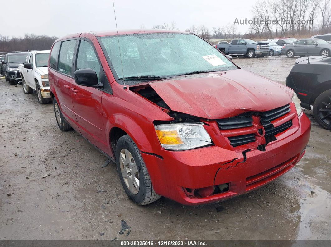 2010 Dodge Grand Caravan Se Red vin: 2D4RN4DE1AR217234