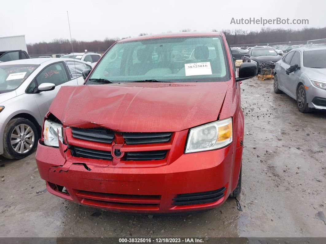 2010 Dodge Grand Caravan Se Red vin: 2D4RN4DE1AR217234