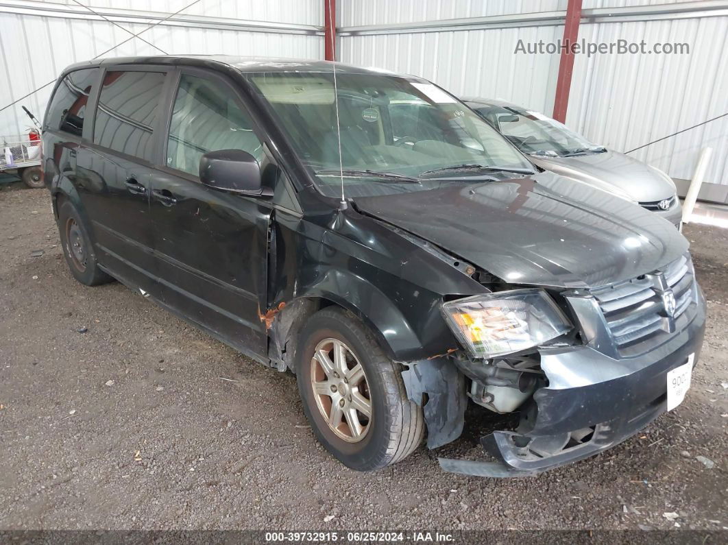 2010 Dodge Grand Caravan Se Black vin: 2D4RN4DE1AR326292