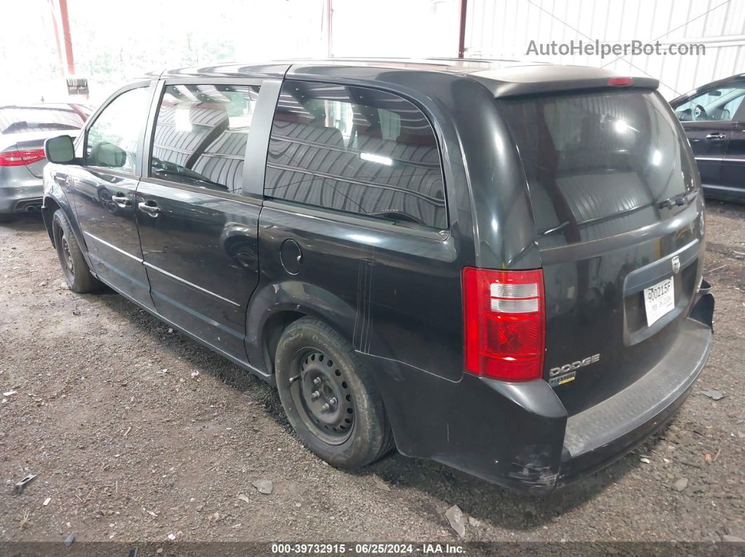 2010 Dodge Grand Caravan Se Black vin: 2D4RN4DE1AR326292