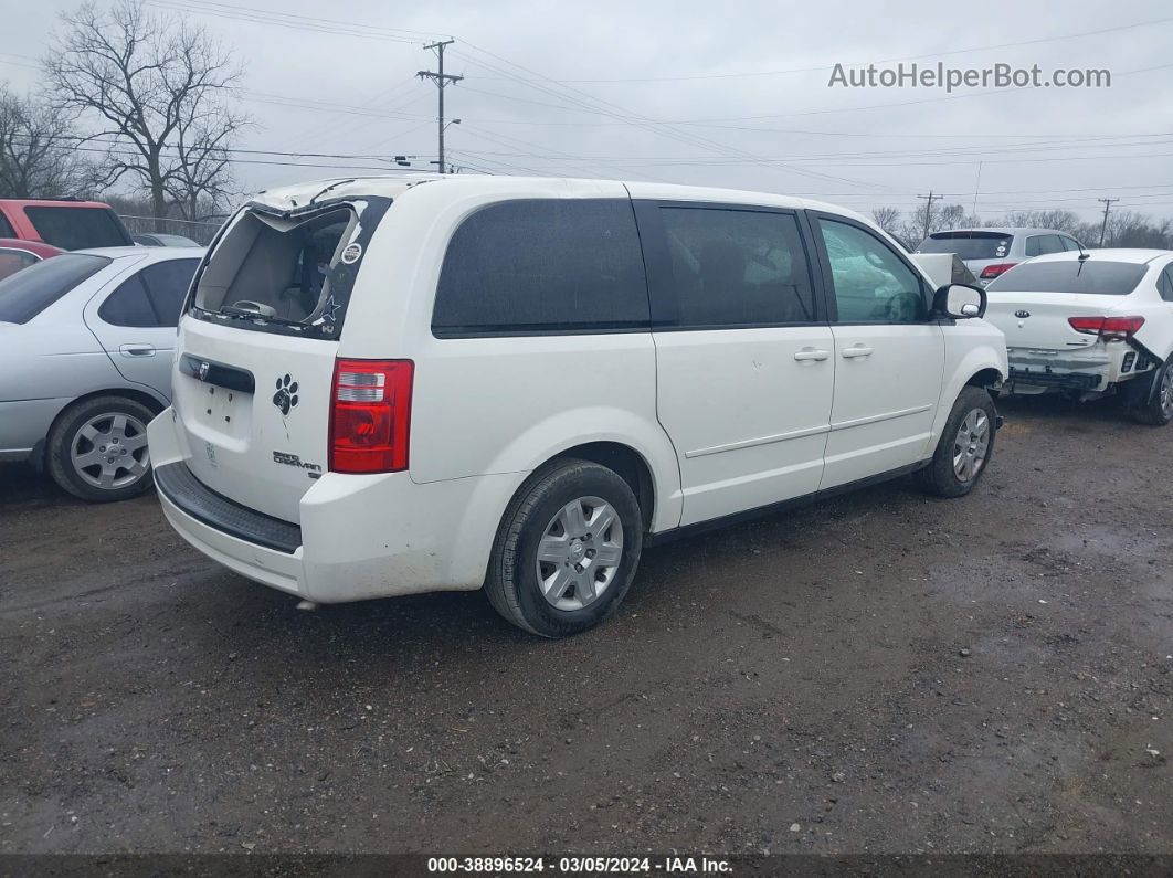 2010 Dodge Grand Caravan Se White vin: 2D4RN4DE1AR326907