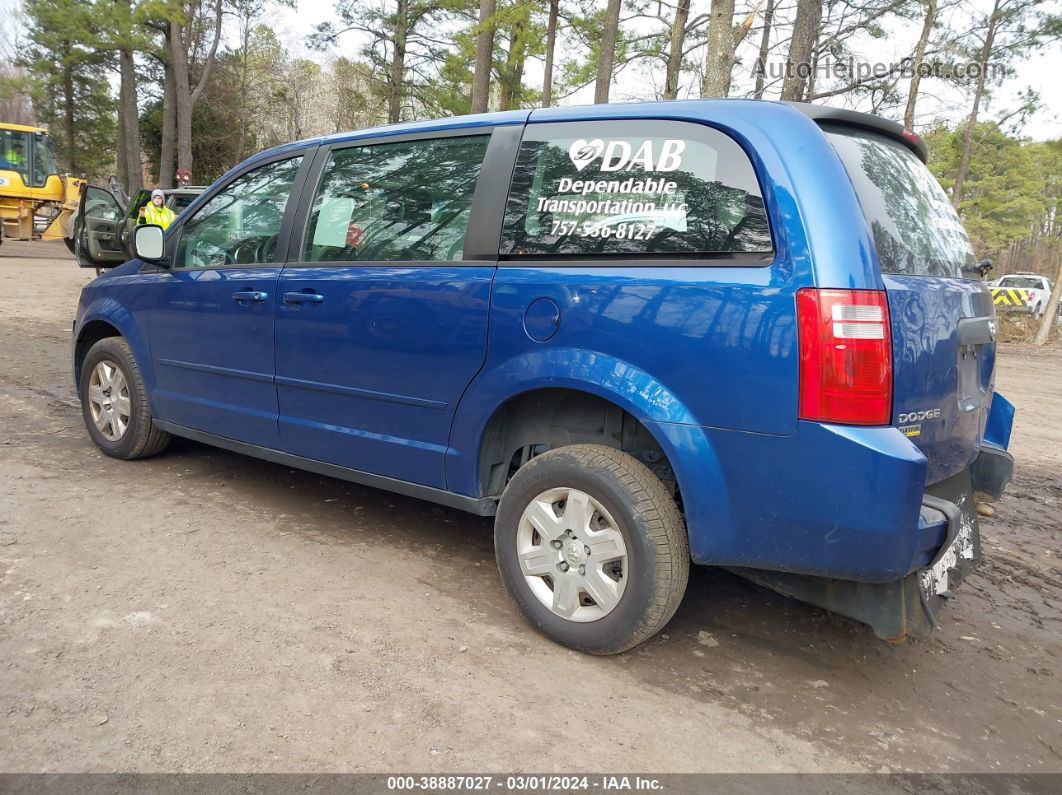 2010 Dodge Grand Caravan Se Blue vin: 2D4RN4DE1AR477634