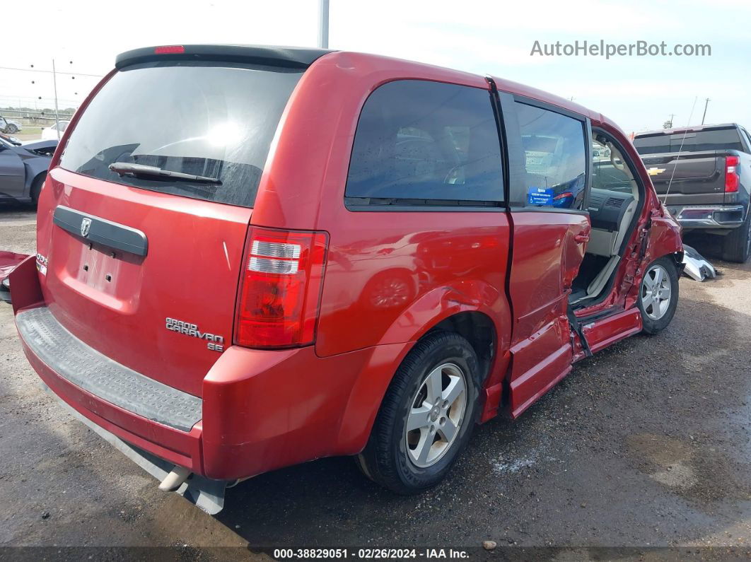 2010 Dodge Grand Caravan Se Red vin: 2D4RN4DE2AR107874