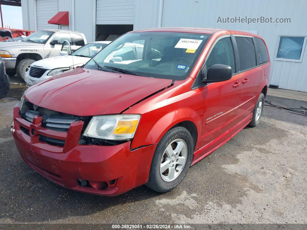 2010 Dodge Grand Caravan Se Red vin: 2D4RN4DE2AR107874