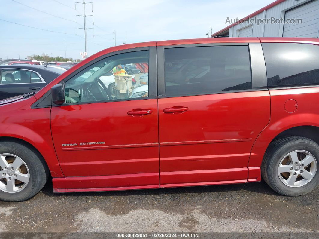 2010 Dodge Grand Caravan Se Red vin: 2D4RN4DE2AR107874