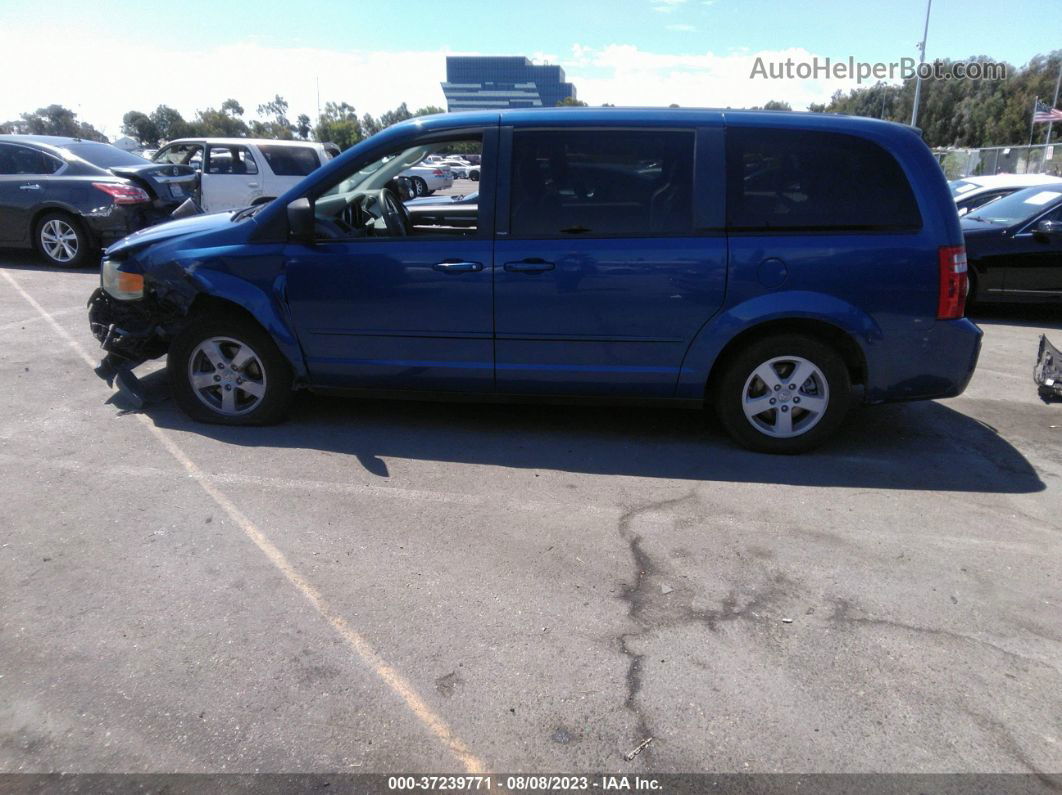 2010 Dodge Grand Caravan Se Blue vin: 2D4RN4DE2AR123606