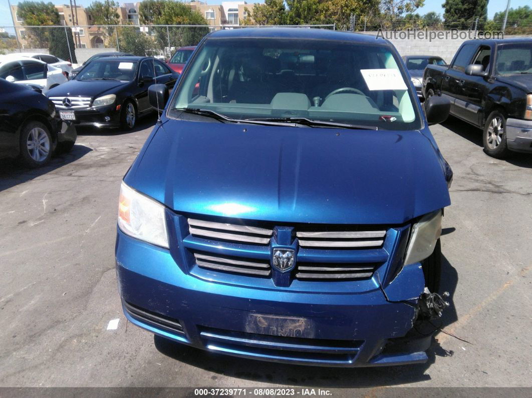 2010 Dodge Grand Caravan Se Синий vin: 2D4RN4DE2AR123606