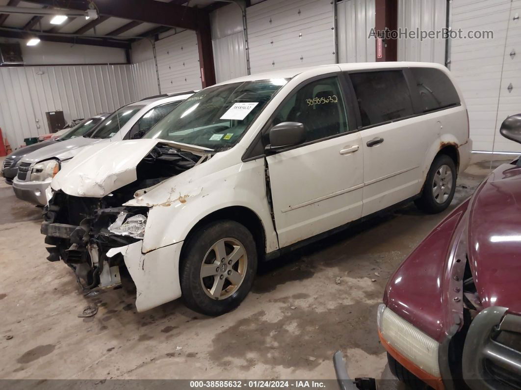 2010 Dodge Grand Caravan Se White vin: 2D4RN4DE2AR477304