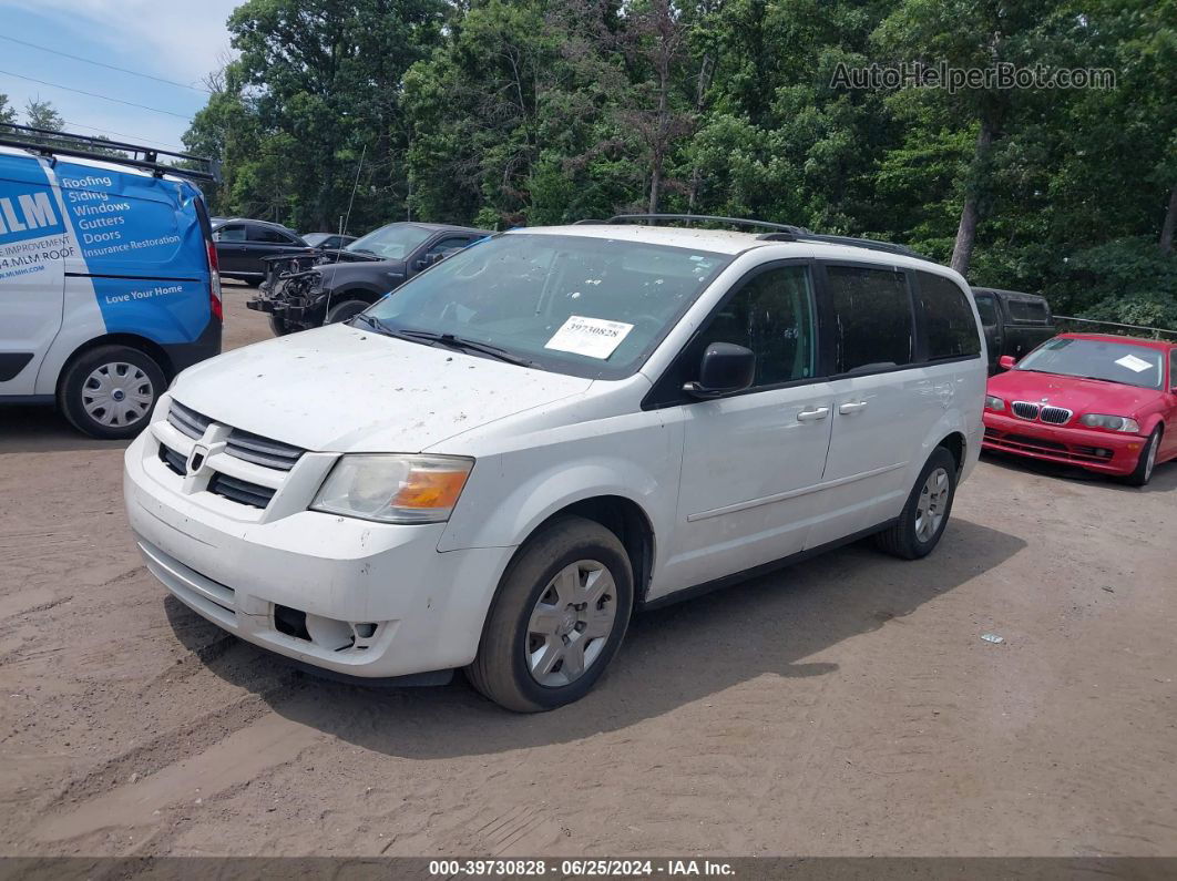 2010 Dodge Grand Caravan Se White vin: 2D4RN4DE3AR132878