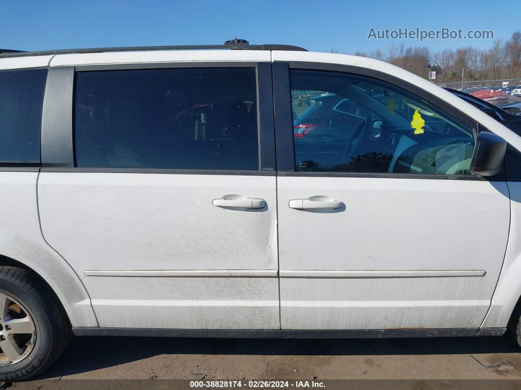 2010 Dodge Grand Caravan Se White vin: 2D4RN4DE3AR255046