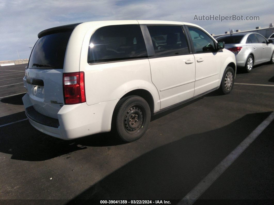 2010 Dodge Grand Caravan Se Белый vin: 2D4RN4DE3AR352389