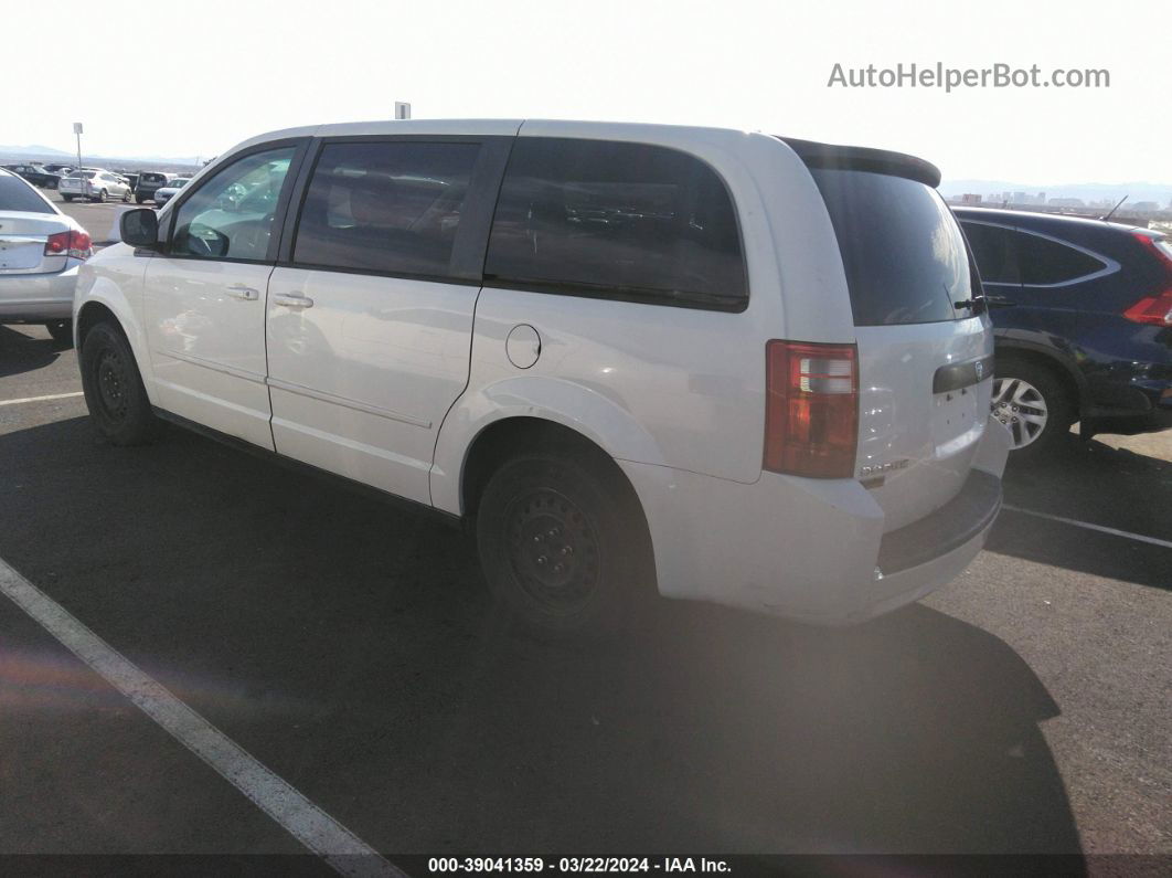 2010 Dodge Grand Caravan Se White vin: 2D4RN4DE3AR352389