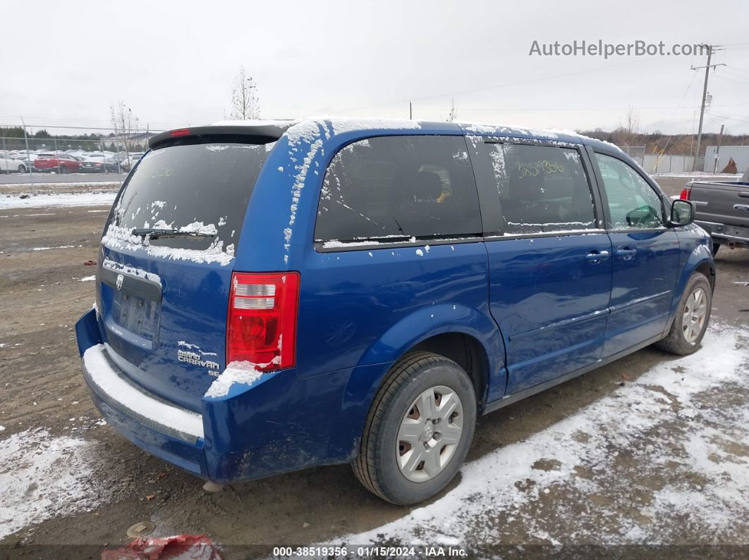 2010 Dodge Grand Caravan Se Blue vin: 2D4RN4DE3AR363053