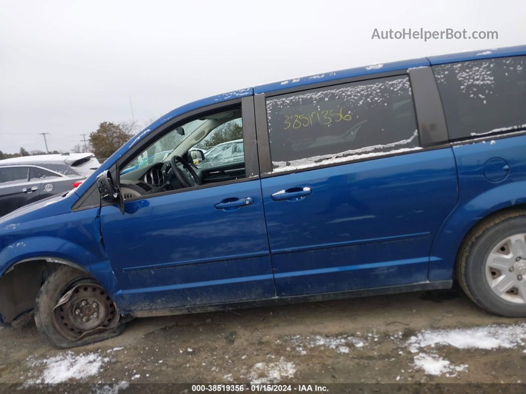 2010 Dodge Grand Caravan Se Blue vin: 2D4RN4DE3AR363053