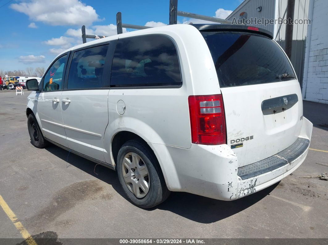 2010 Dodge Grand Caravan Se White vin: 2D4RN4DE4AR164805