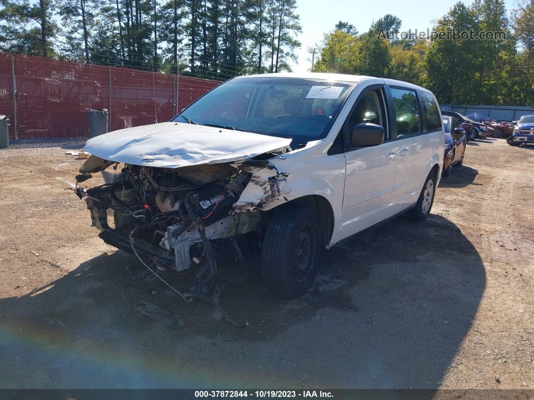 2010 Dodge Grand Caravan Se White vin: 2D4RN4DE4AR267934