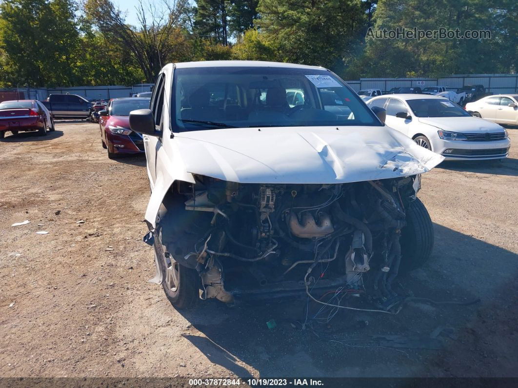 2010 Dodge Grand Caravan Se White vin: 2D4RN4DE4AR267934