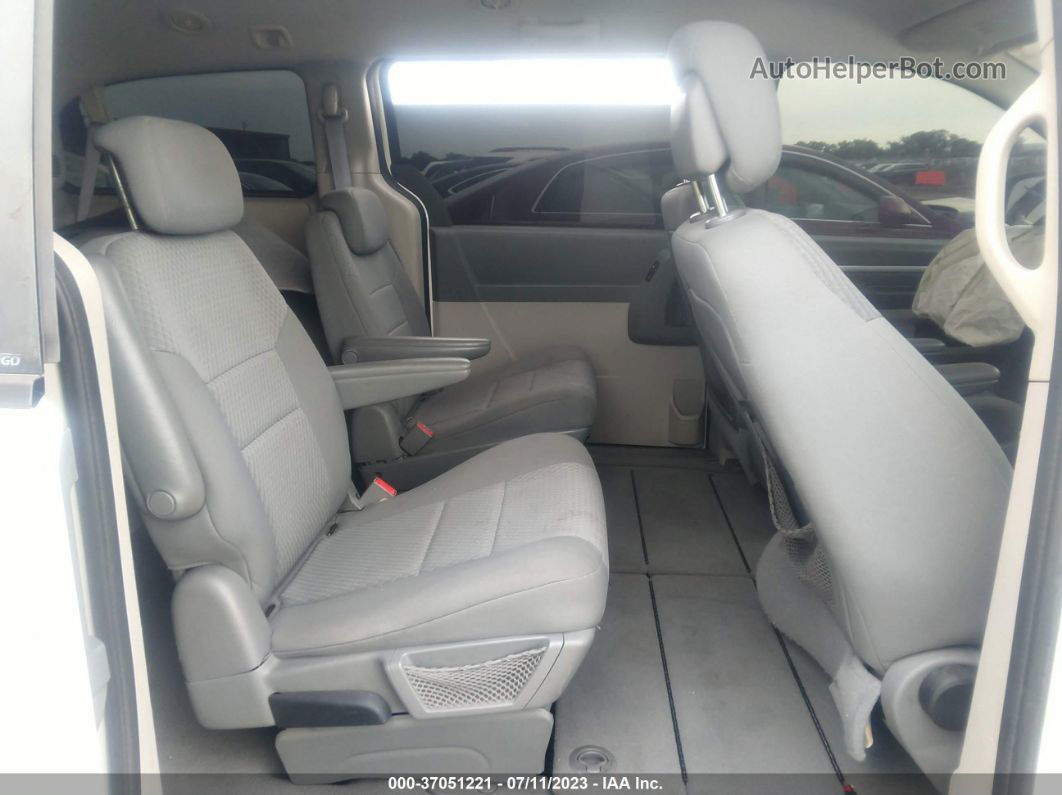 2010 Dodge Grand Caravan Se White vin: 2D4RN4DE4AR303508