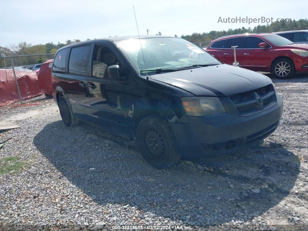 2010 Dodge Grand Caravan Se Black vin: 2D4RN4DE5AR171312