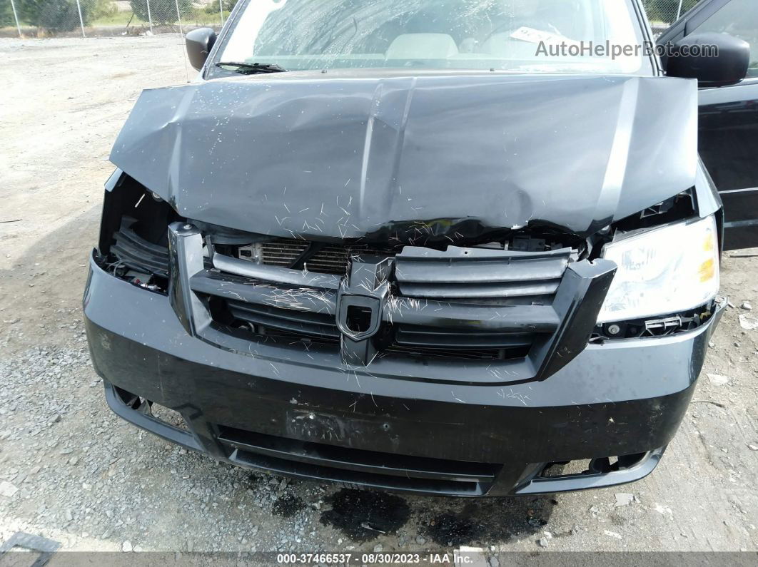 2010 Dodge Grand Caravan Se Black vin: 2D4RN4DE6AR102497