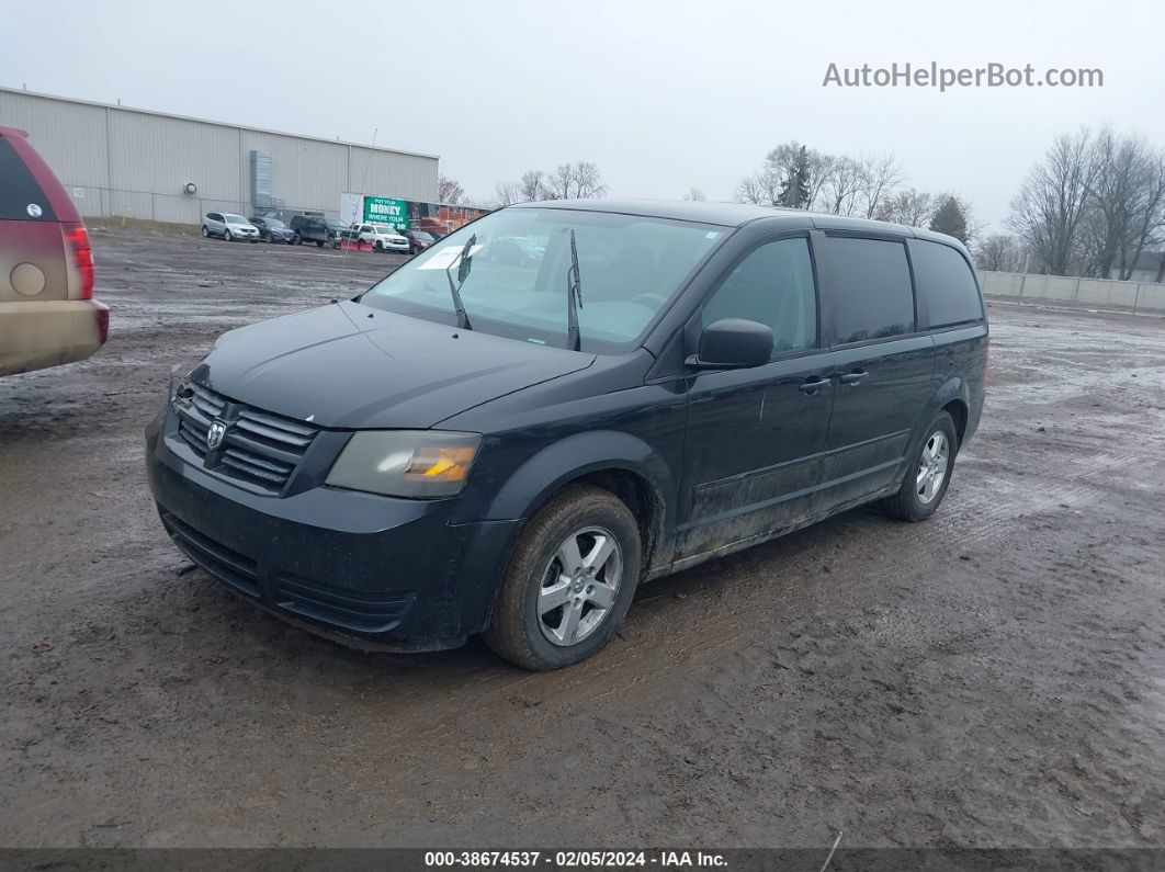 2010 Dodge Grand Caravan Se Black vin: 2D4RN4DE6AR134429