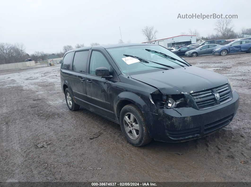 2010 Dodge Grand Caravan Se Black vin: 2D4RN4DE6AR134429