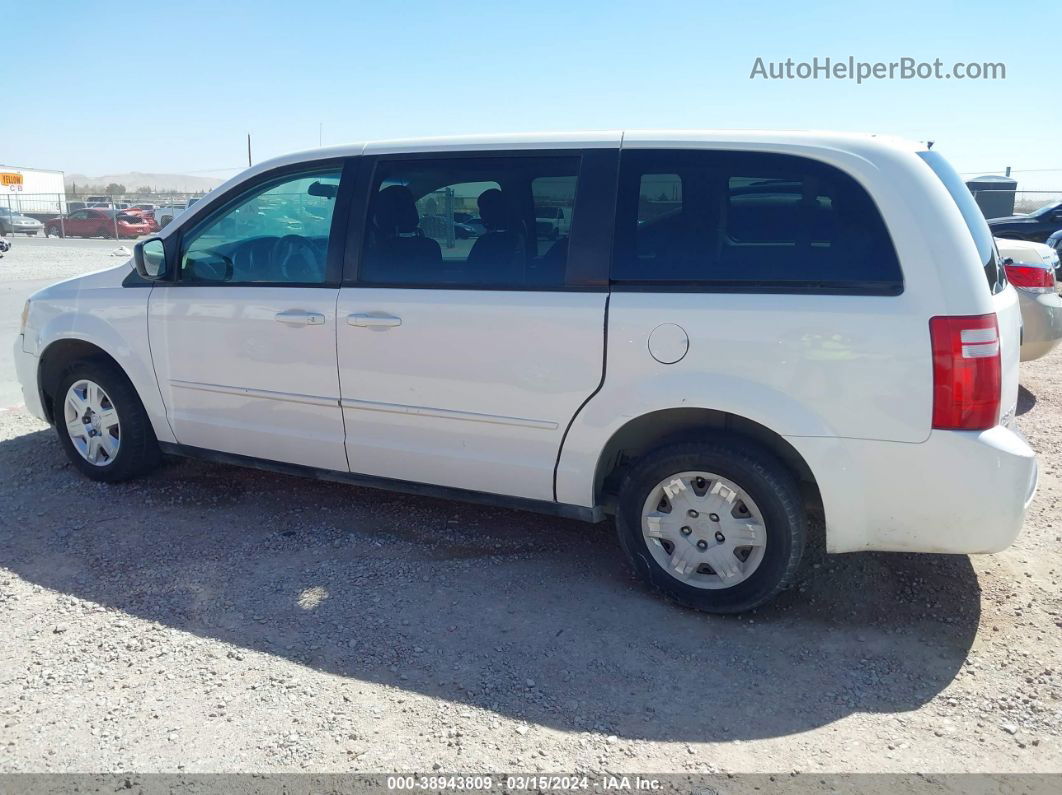 2010 Dodge Grand Caravan Se White vin: 2D4RN4DE6AR341399