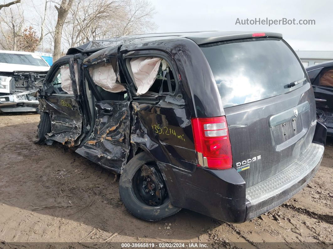 2010 Dodge Grand Caravan Se Black vin: 2D4RN4DE6AR377447