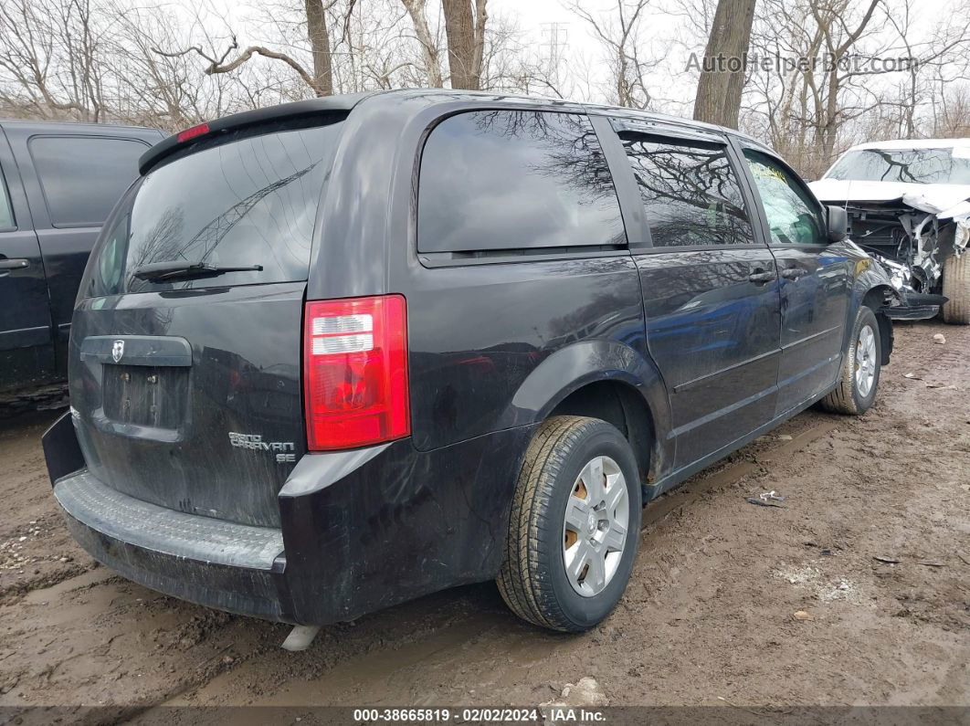 2010 Dodge Grand Caravan Se Black vin: 2D4RN4DE6AR377447