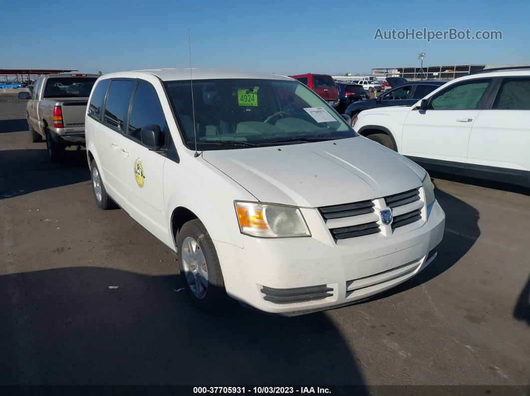 2010 Dodge Grand Caravan Se Белый vin: 2D4RN4DE6AR390604