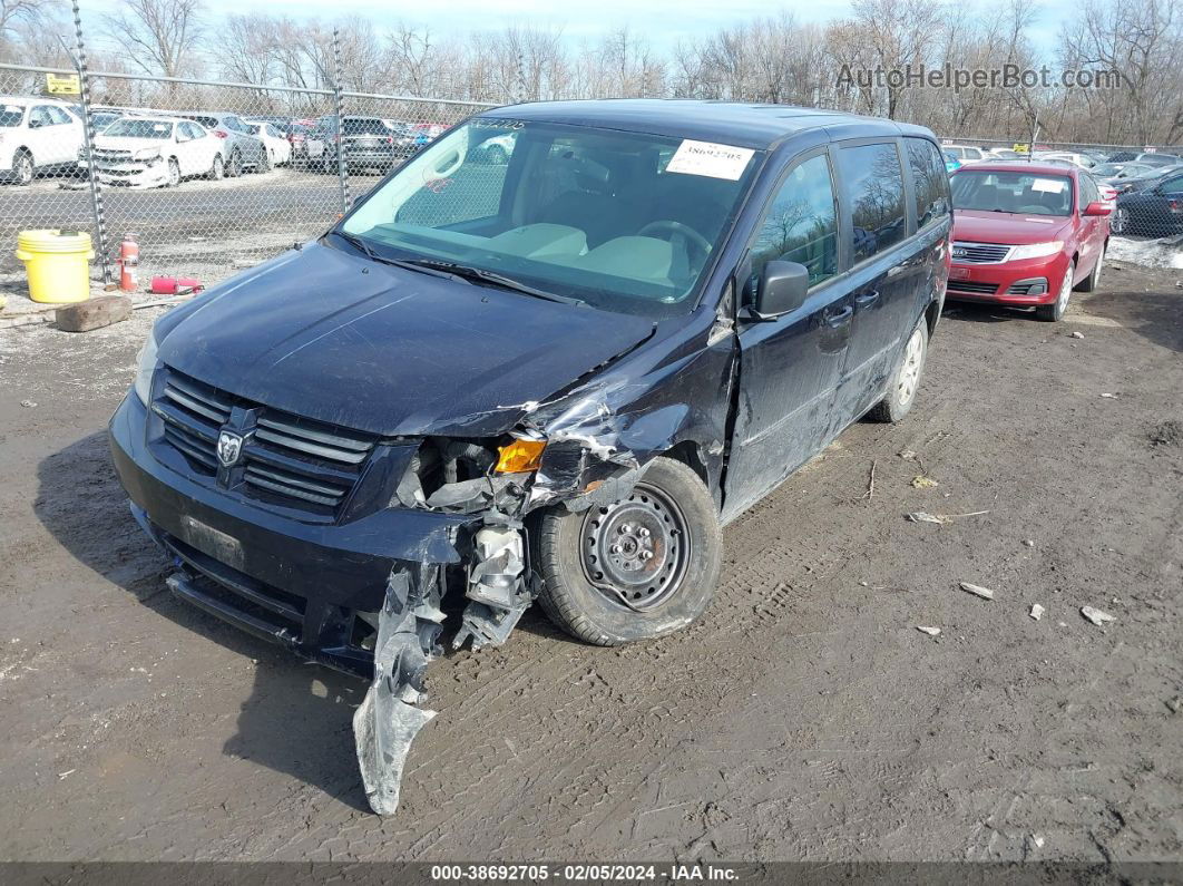 2010 Dodge Grand Caravan Se Black vin: 2D4RN4DE6AR403397