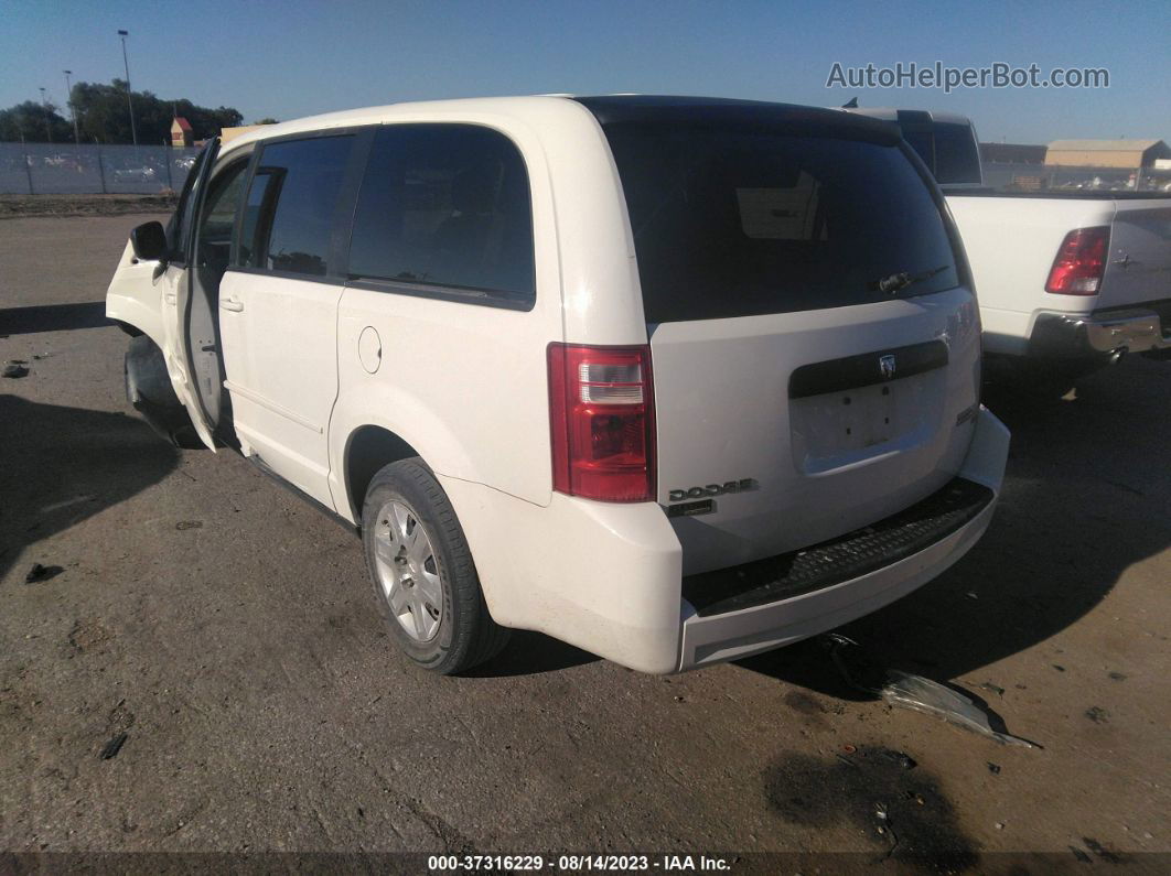 2010 Dodge Grand Caravan Se White vin: 2D4RN4DE7AR362780