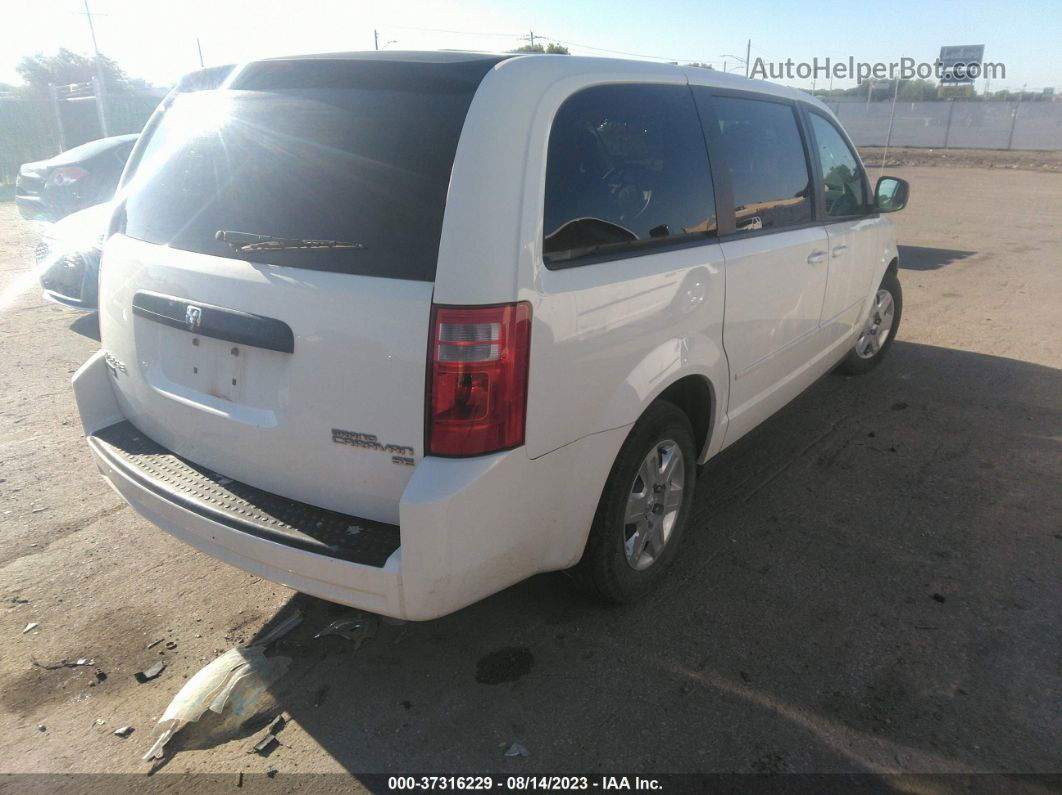 2010 Dodge Grand Caravan Se White vin: 2D4RN4DE7AR362780