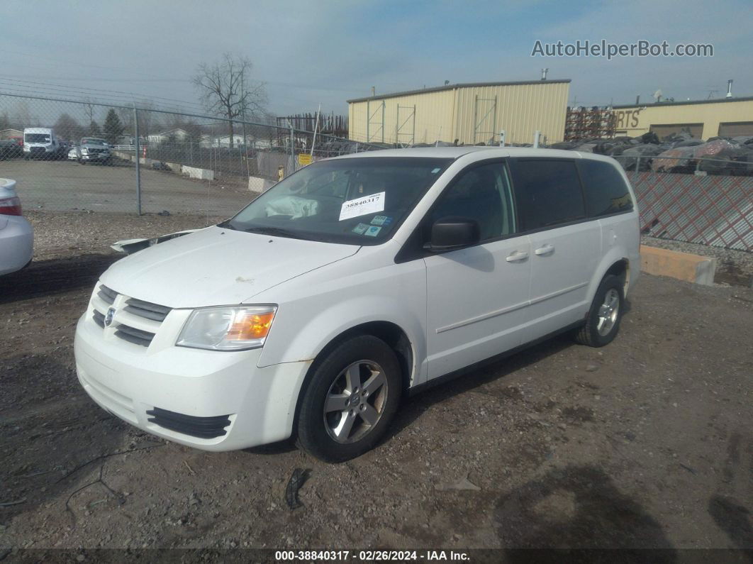 2010 Dodge Grand Caravan Se White vin: 2D4RN4DE8AR107622