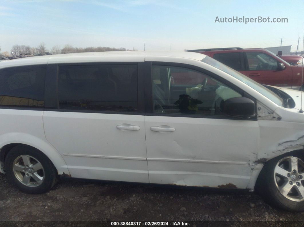 2010 Dodge Grand Caravan Se White vin: 2D4RN4DE8AR107622