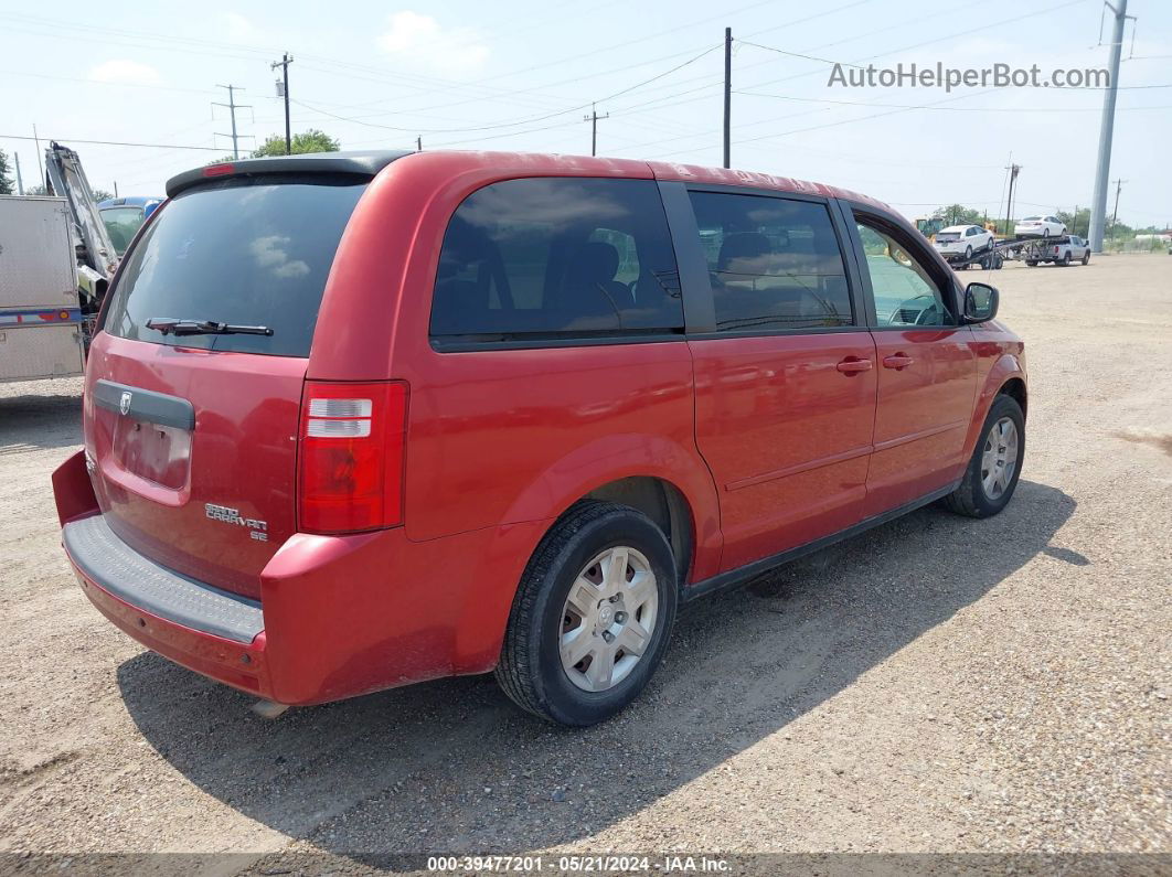 2010 Dodge Grand Caravan Se Maroon vin: 2D4RN4DE8AR219935