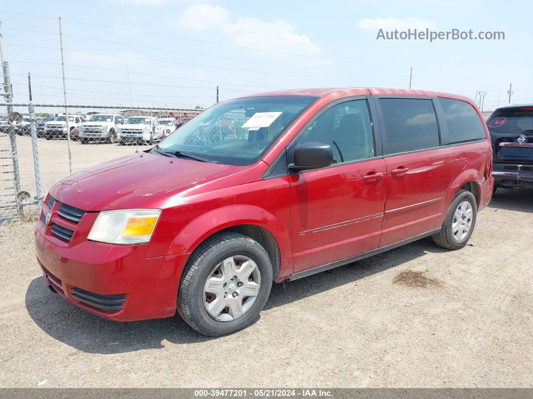 2010 Dodge Grand Caravan Se Maroon vin: 2D4RN4DE8AR219935