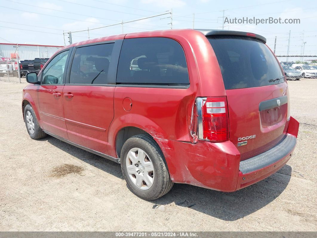 2010 Dodge Grand Caravan Se Maroon vin: 2D4RN4DE8AR219935