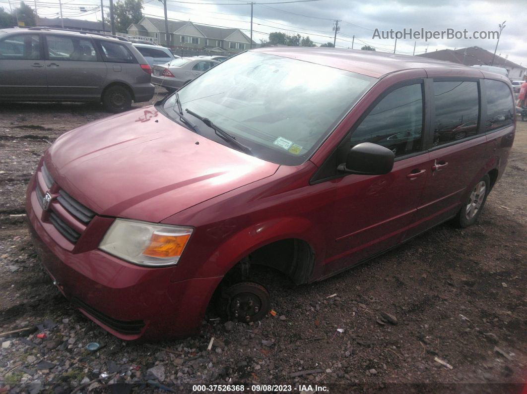 2010 Dodge Grand Caravan Se Бордовый vin: 2D4RN4DE8AR310932