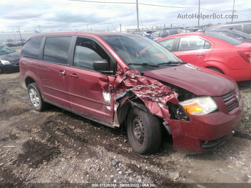 2010 Dodge Grand Caravan Se Бордовый vin: 2D4RN4DE8AR310932