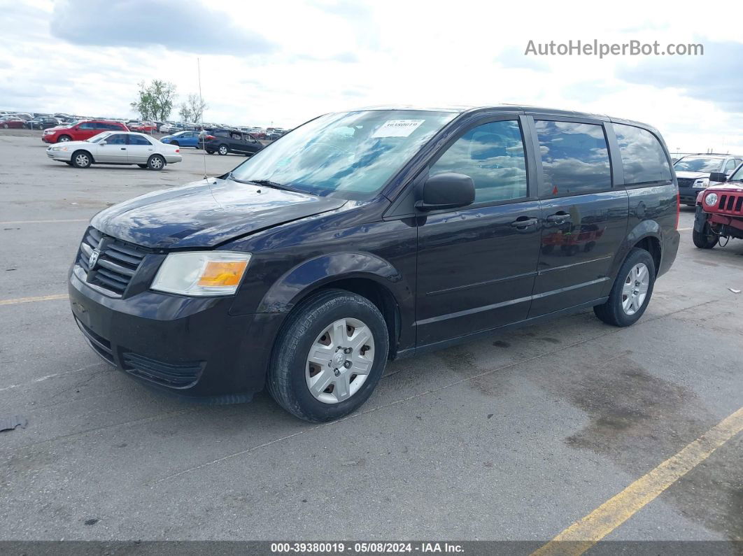 2010 Dodge Grand Caravan Se Black vin: 2D4RN4DE8AR334910