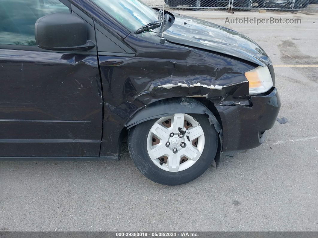 2010 Dodge Grand Caravan Se Black vin: 2D4RN4DE8AR334910