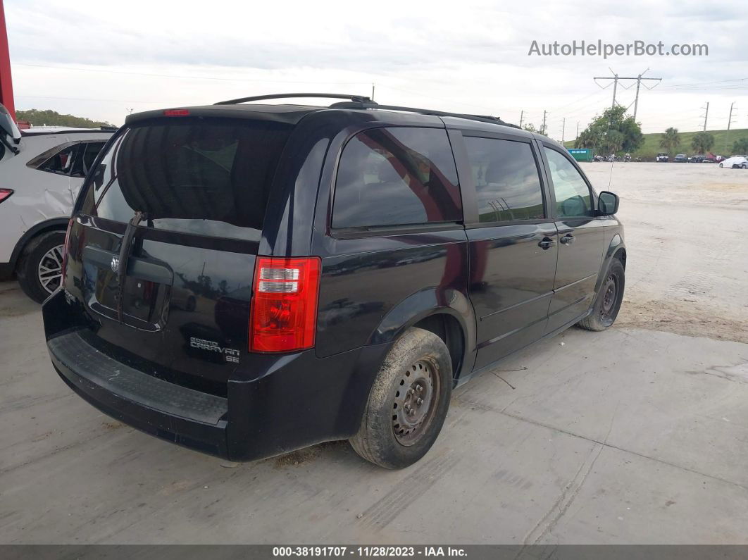 2010 Dodge Grand Caravan Se Черный vin: 2D4RN4DE9AR139527