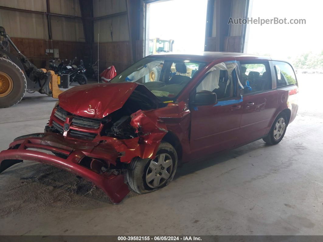 2010 Dodge Grand Caravan Se Red vin: 2D4RN4DE9AR158482